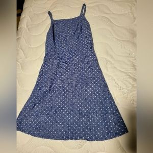 Old Navy demin polka dot dress